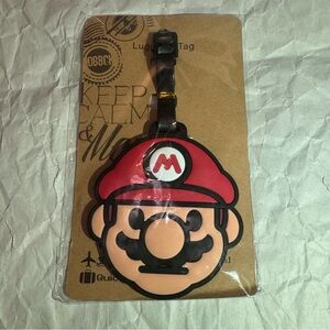 Mario luggage tag